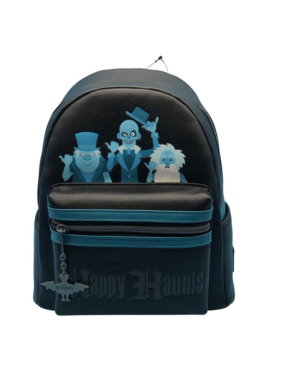 Loungefly Disney Parks Haunted Mansion Mini Backpack Happy Haunts Black Ghosts